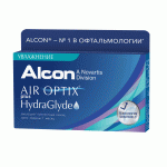 !!! РАСПРОДАЖА !!! Air Optix HydraGlyde (3 шт.) + 1 линза